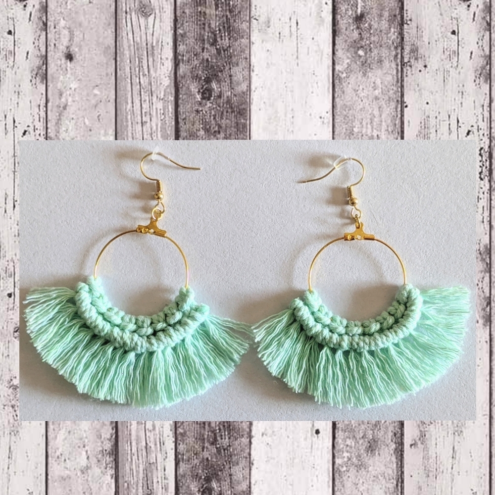 Fanned Fringe Earrings